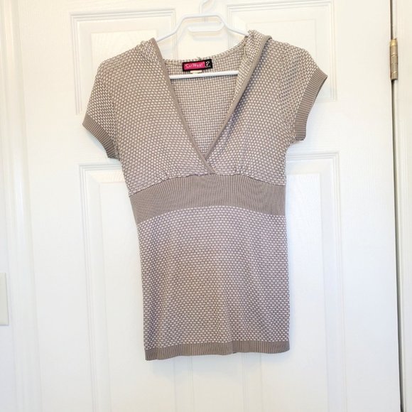 Say What Knitted shirt with hoodie - Picture 1 of 7